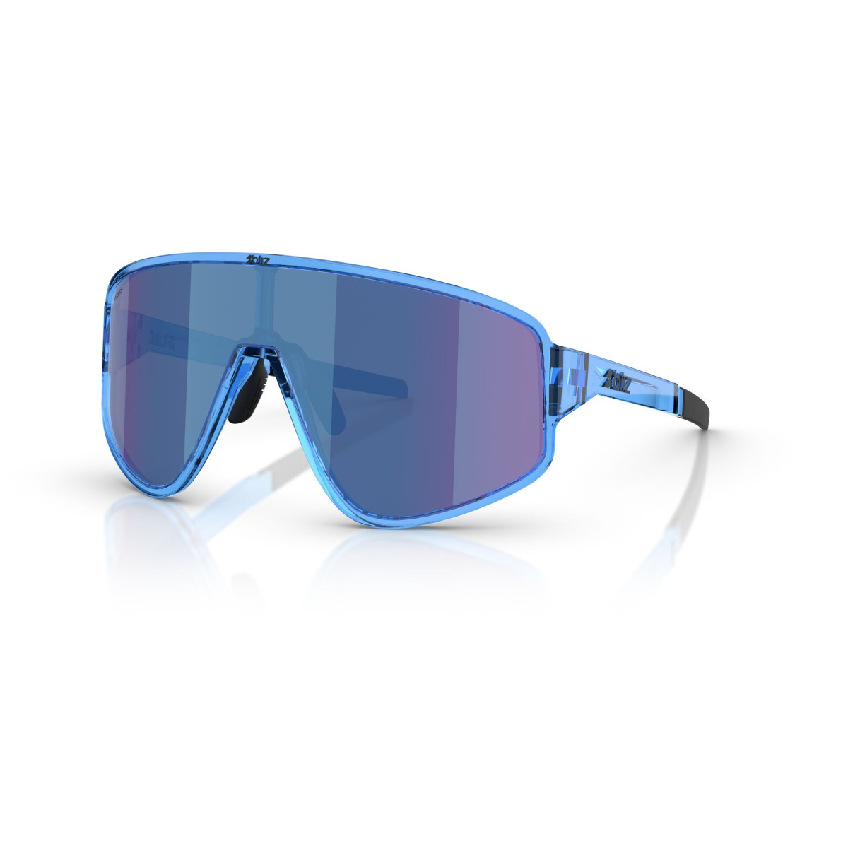 BLIZ A004 Sunglasses | Transparent Blue - Smoke Blue Multicolour