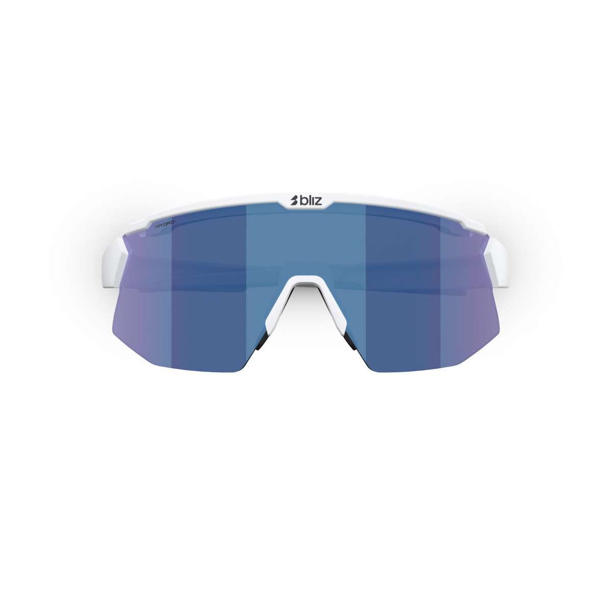 BLIZ Breeze Small Sunglasses | Matte White - Smoke Blue Multicolour