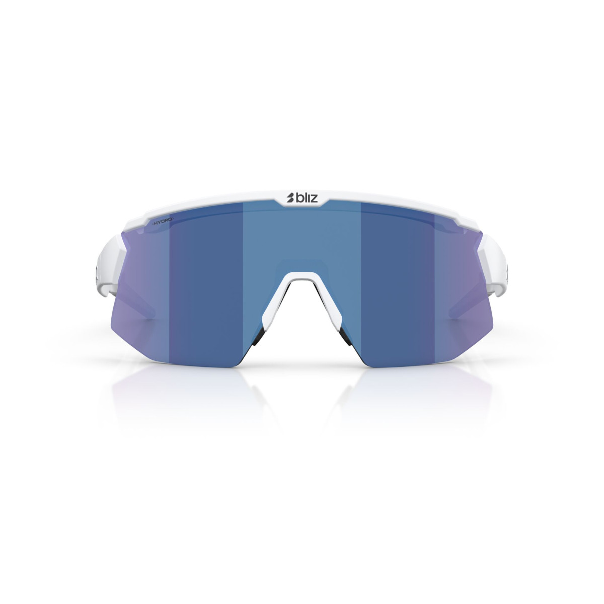 BLIZ Breeze Small Sunglasses | Matte White - Smoke Blue Multicolour
