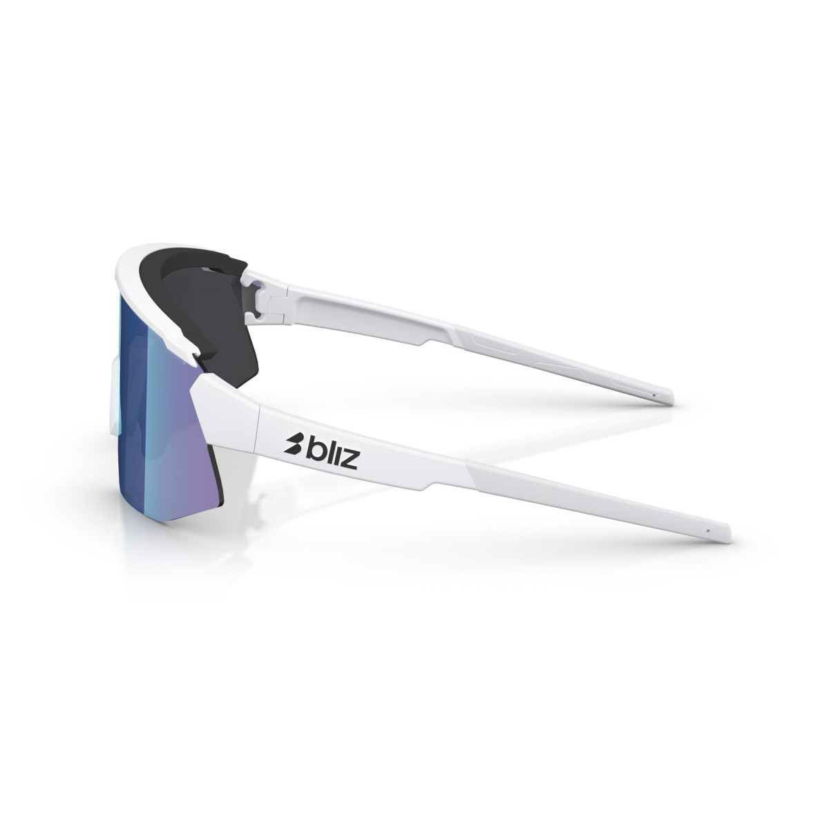 BLIZ Breeze Small Sunglasses | Matte White - Smoke Blue Multicolour