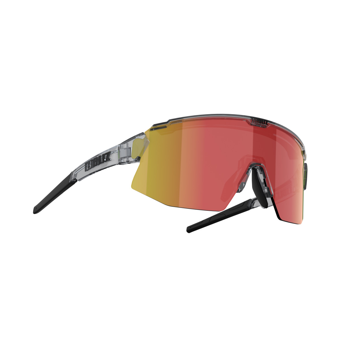 BLIZ Breeze akiniai | Transparent Dark Grey - Brown Red BLIZ Breeze akiniai | Transparent Dark Grey - Brown Red