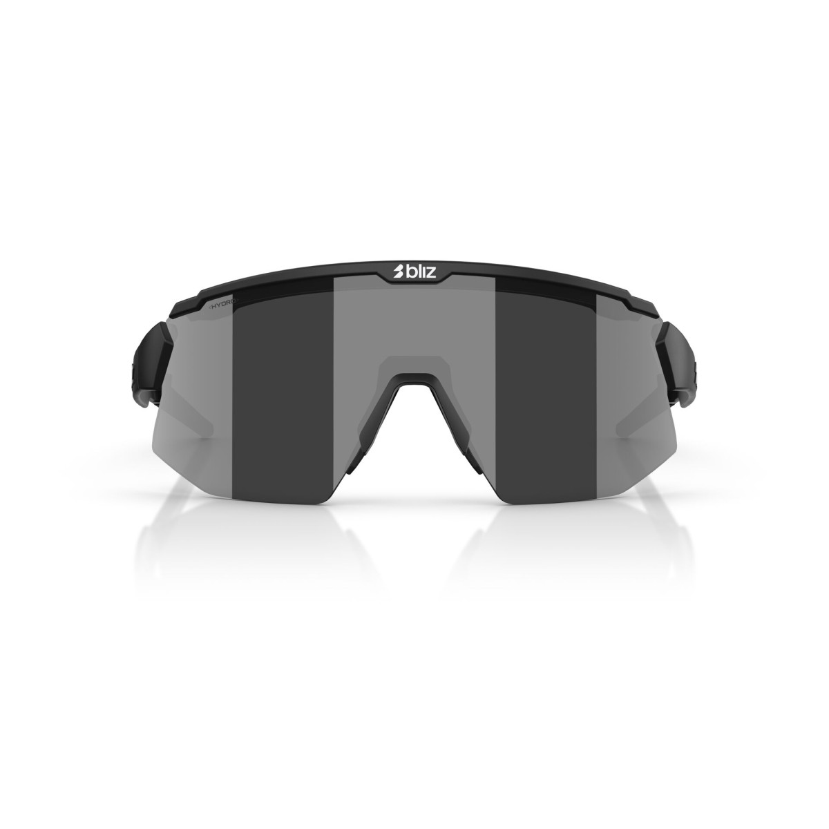BLIZ Breeze Sunglasses | Matte Black - Smoke Silver Mirror