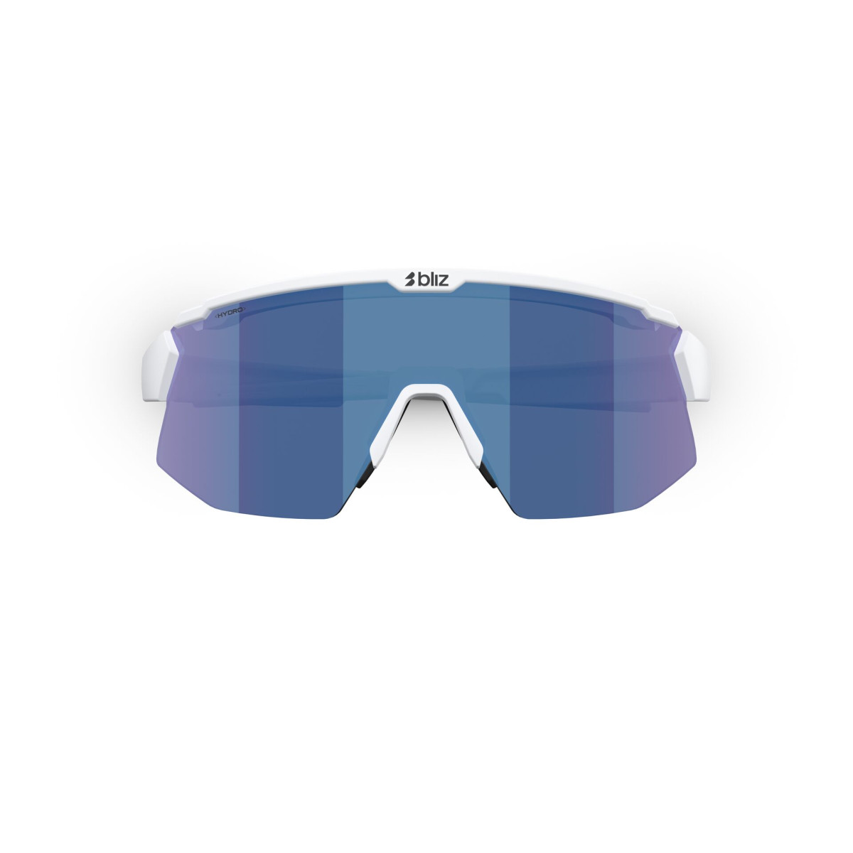 BLIZ Breeze Sunglasses | Matte white - Smoke Blue Multicolour