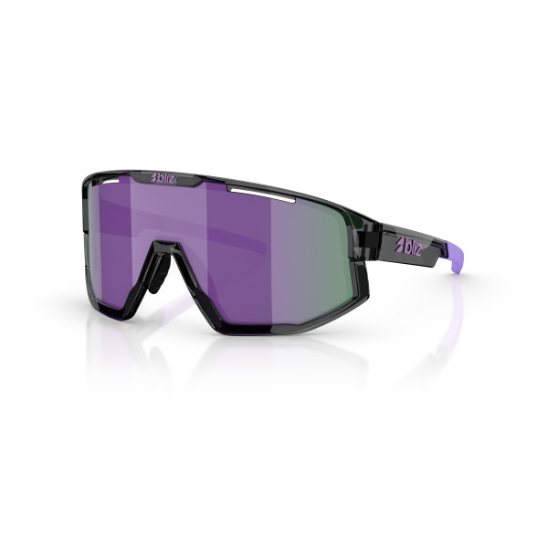 BLIZ Fusion Small akiniai | Crystal Black - Purple