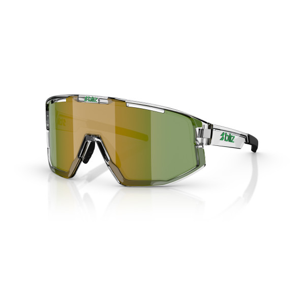 BLIZ Fusion Small akiniai | Transparent White - Green