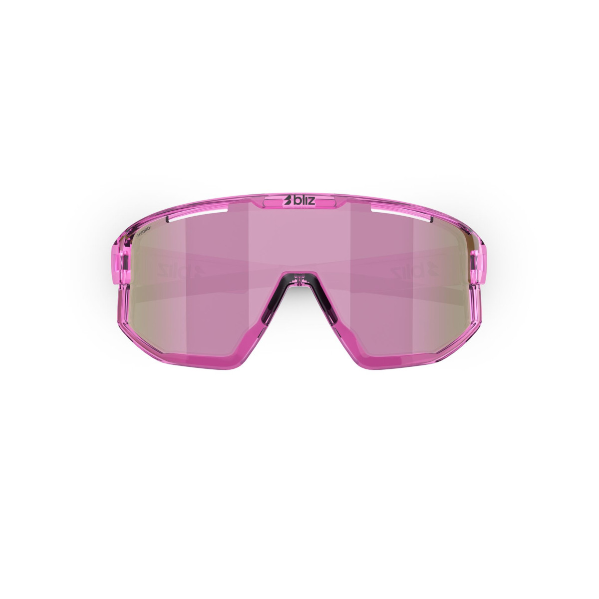 BLIZ Fusion Small Sunglasses | Transparent Pink - Brown Rose Multicolour
