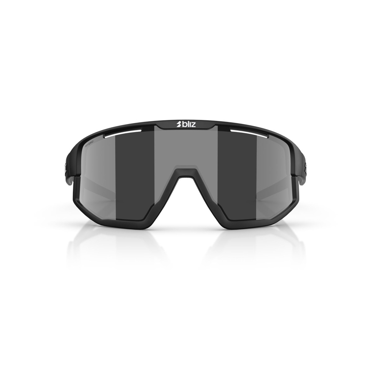 BLIZ Fusion Small Sunglasses | Matte Black - Smoke Silver Mirror