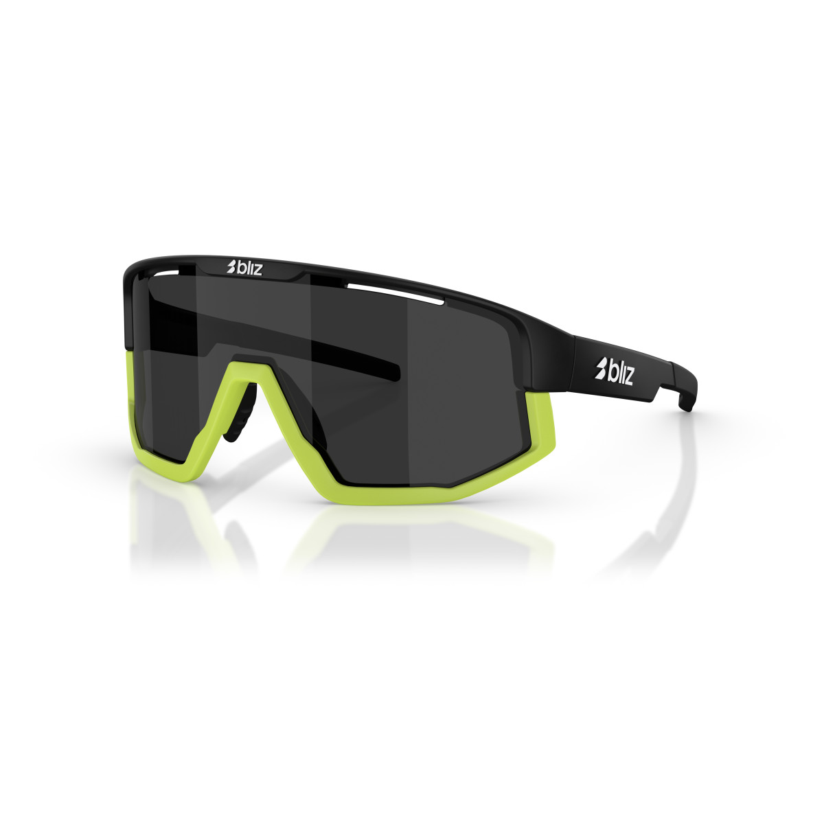BLIZ Fusion akiniai | Black Lime - Smoke BLIZ Fusion akiniai | Black Lime - Smoke