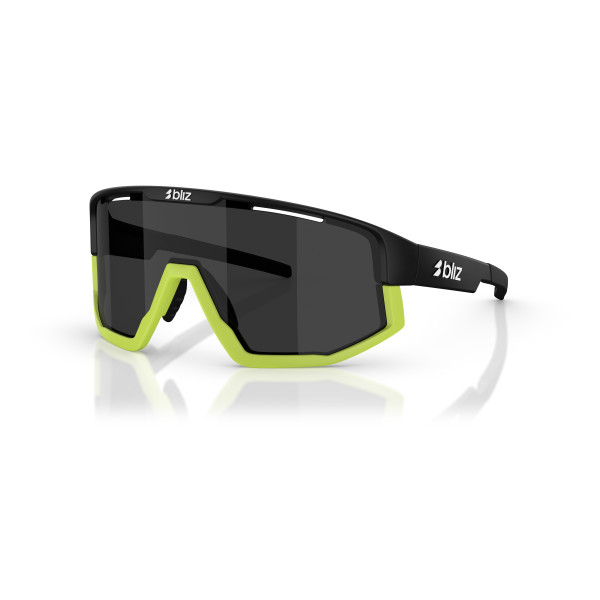 BLIZ Fusion akiniai | Black Lime - Smoke