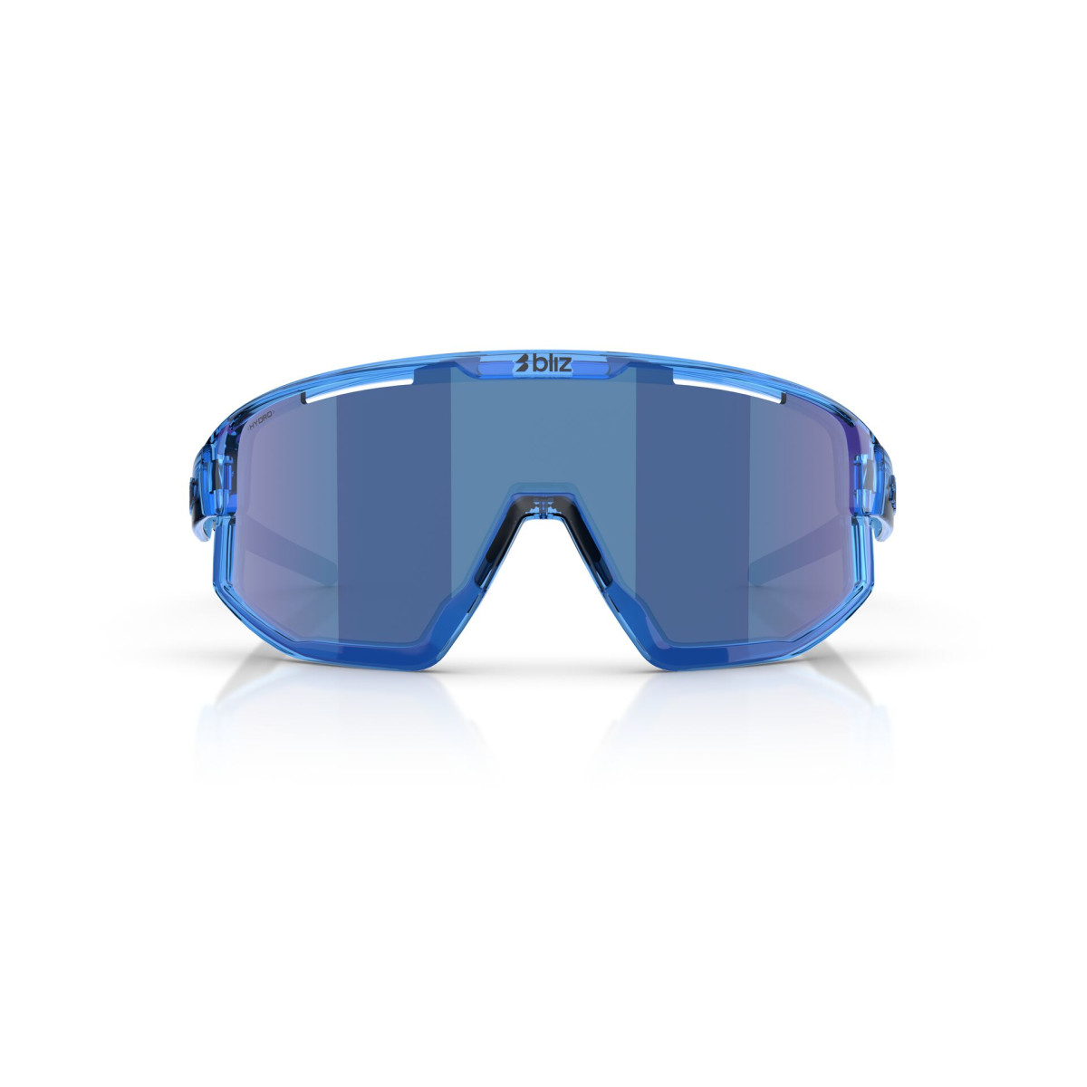 BLIZ Fusion Sunglasses | Transparent Blue - Smoke Blue Multicolour