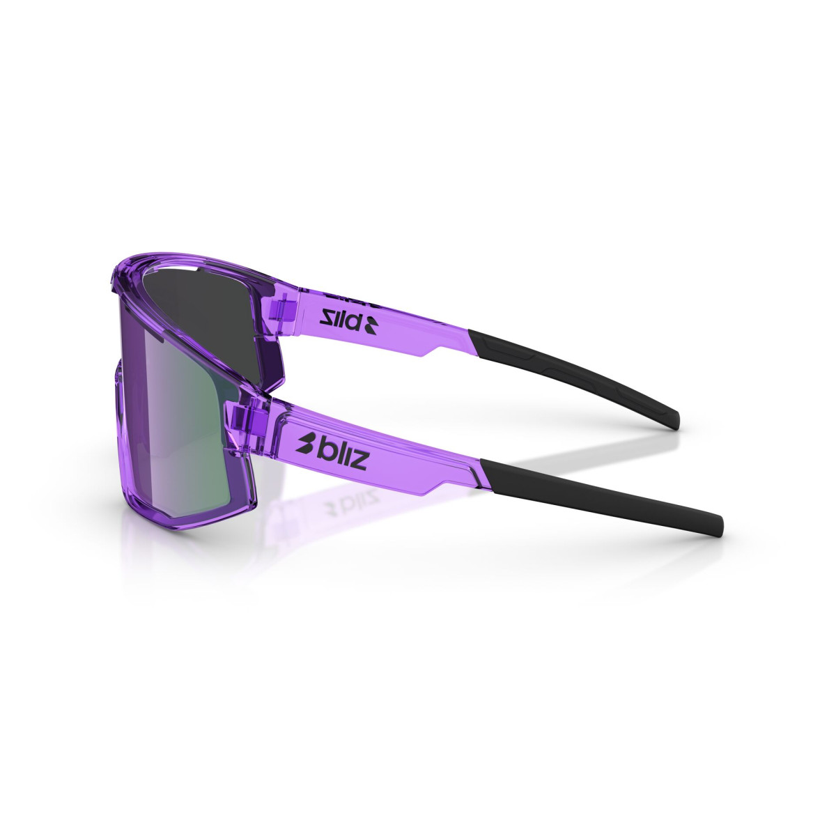 BLIZ Fusion Sunglasses | Transparent Purple - Smoke Purple