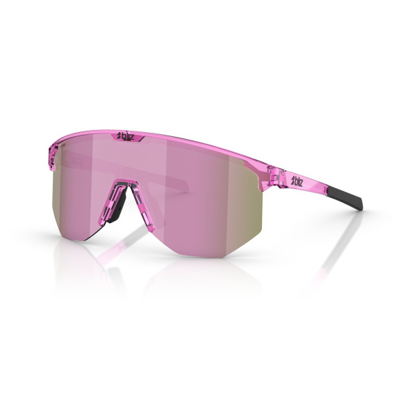 BLIZ Hero Small Sunglasses | Transparent Pink - Brown Rose Multicolour