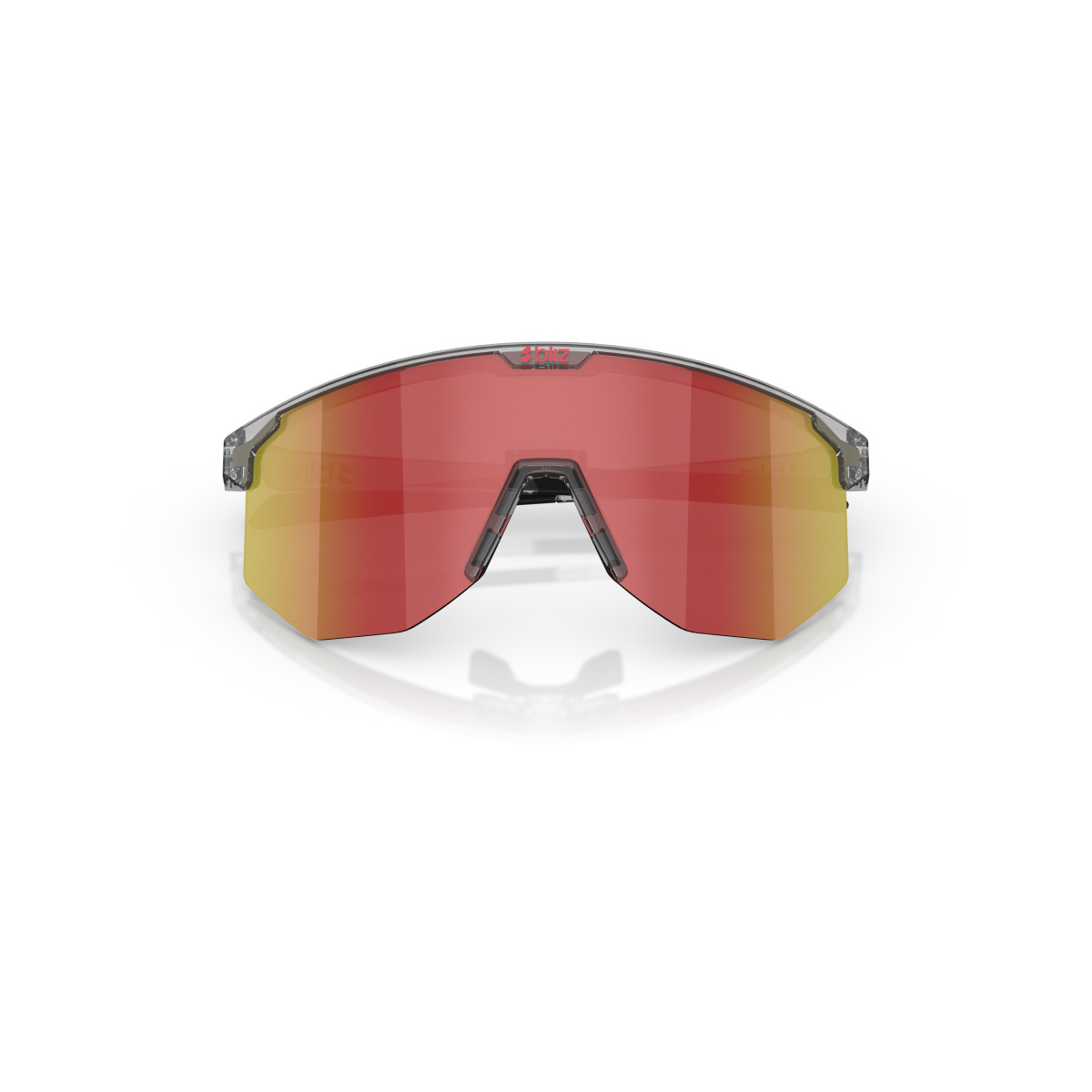 BLIZ Hero akiniai | Transparent Dark Grey - Red BLIZ Hero akiniai | Transparent Dark Grey - Red
