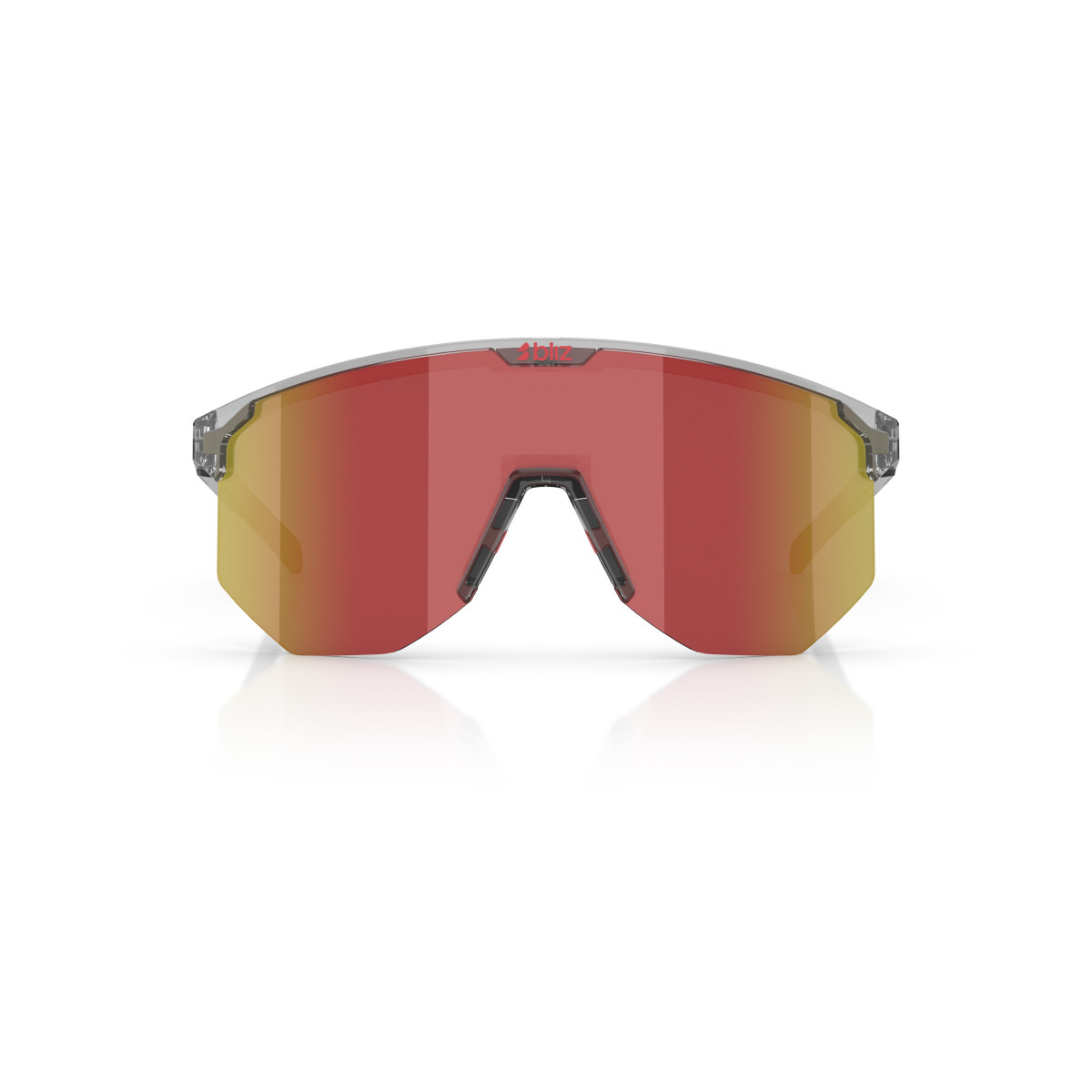 BLIZ Hero akiniai | Transparent Dark Grey - Red BLIZ Hero akiniai | Transparent Dark Grey - Red