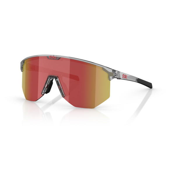 BLIZ Hero akiniai | Transparent Dark Grey - Red