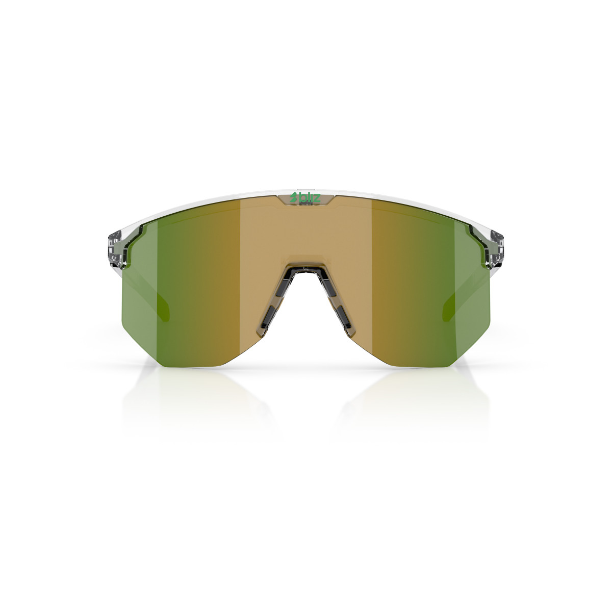BLIZ Hero Small akiniai | Transparent White - Green BLIZ Hero Small akiniai | Transparent White - Green