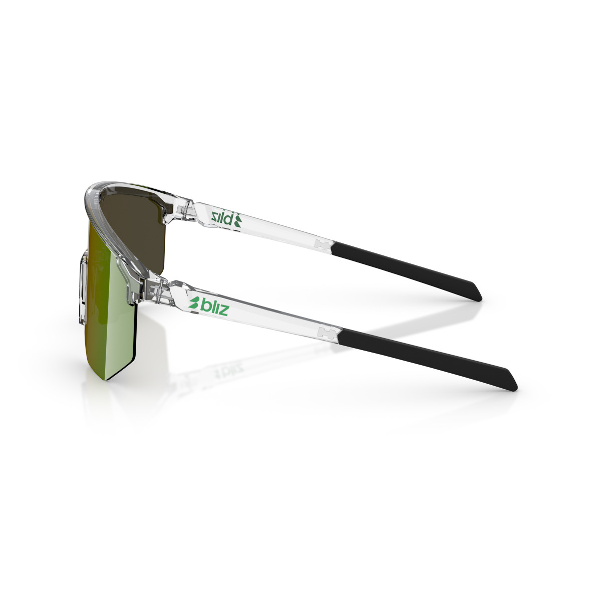 BLIZ Hero Small akiniai | Transparent White - Green BLIZ Hero Small akiniai | Transparent White - Green