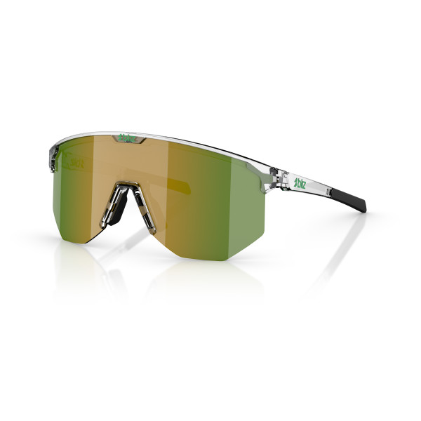 BLIZ Hero Small akiniai | Transparent White - Green