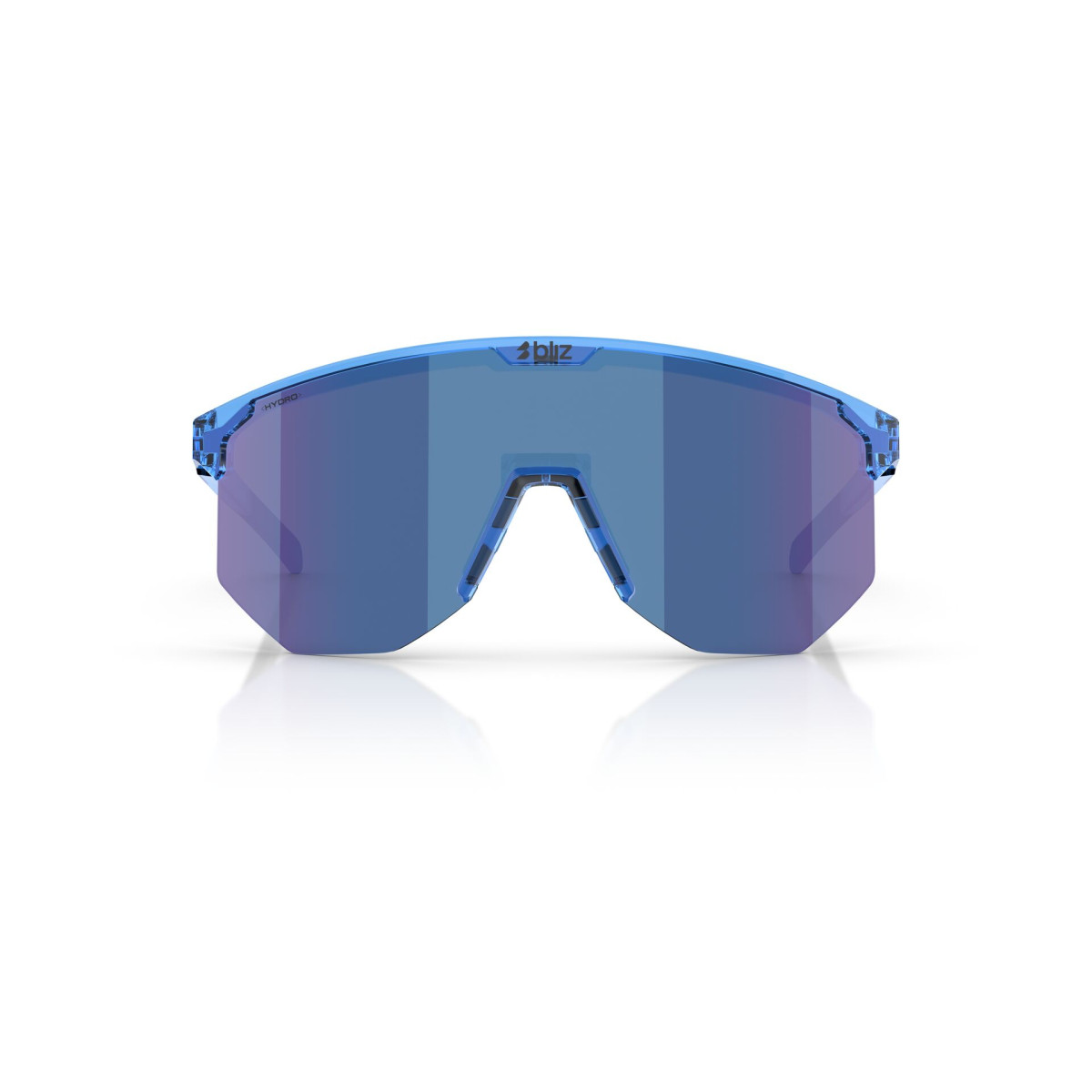BLIZ Hero Sunglasses | Transparent Blue - Smoke Blue Multicolour