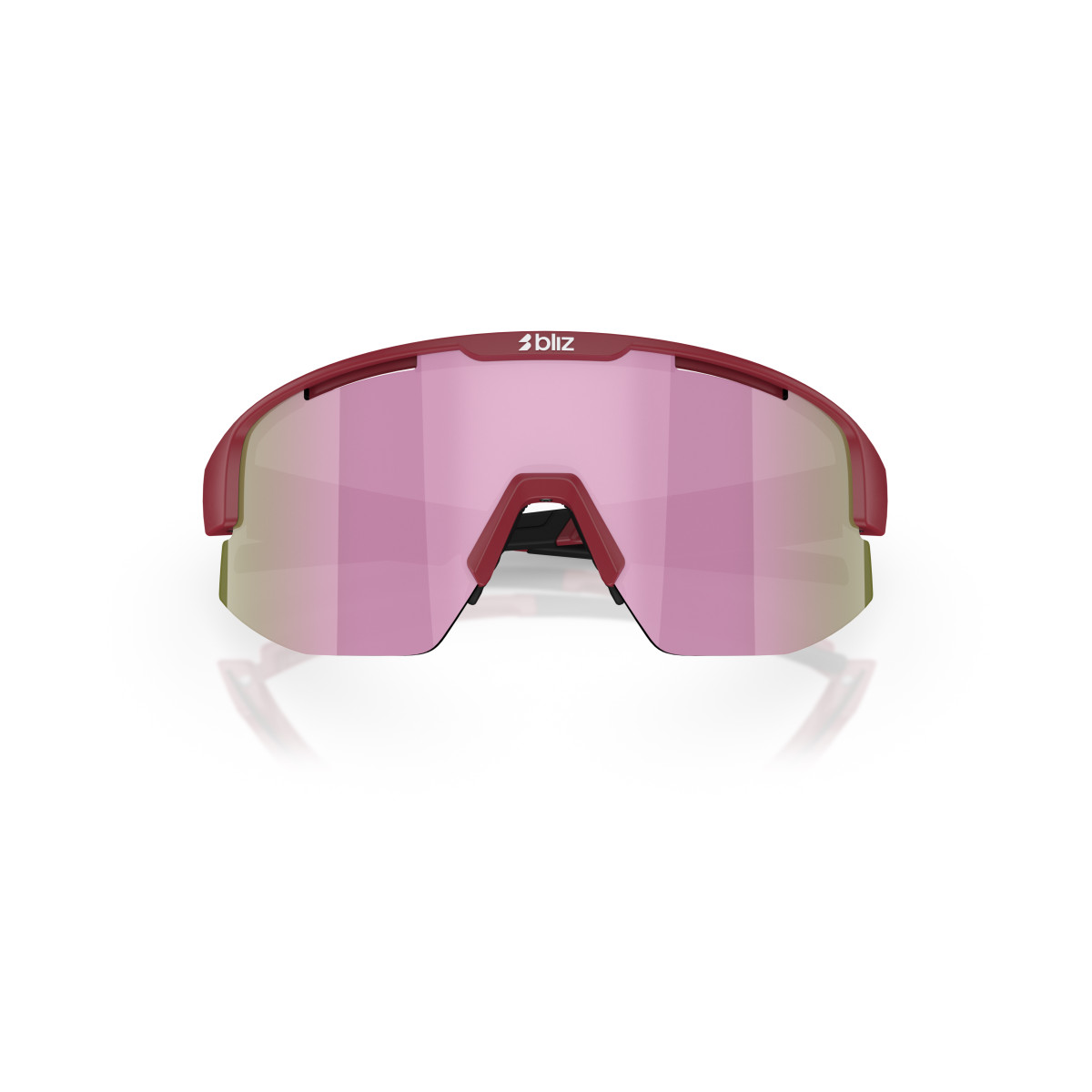BLIZ Matrix Small akiniai | Burgundy - Brown Rose BLIZ Matrix Small akiniai | Burgundy - Brown Rose