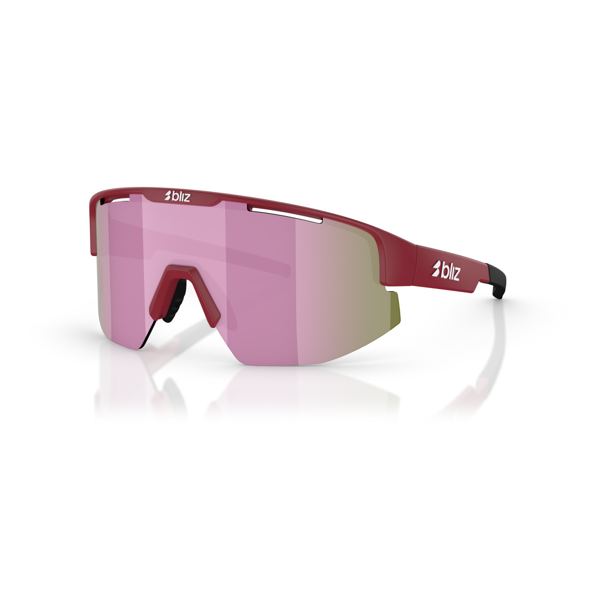 BLIZ Matrix Small akiniai | Burgundy - Brown Rose BLIZ Matrix Small akiniai | Burgundy - Brown Rose