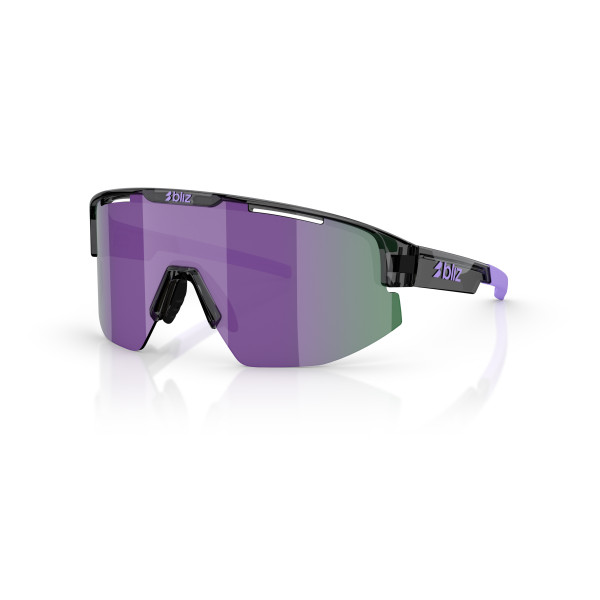 BLIZ Matrix Small akiniai | Crystal Black - Purple