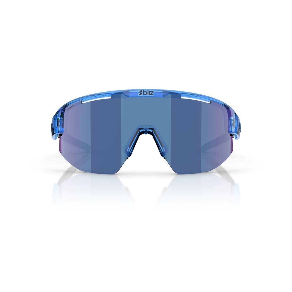 BLIZ Matrix Small akiniai | Transparent Blue - Smoke Blue Multicolour