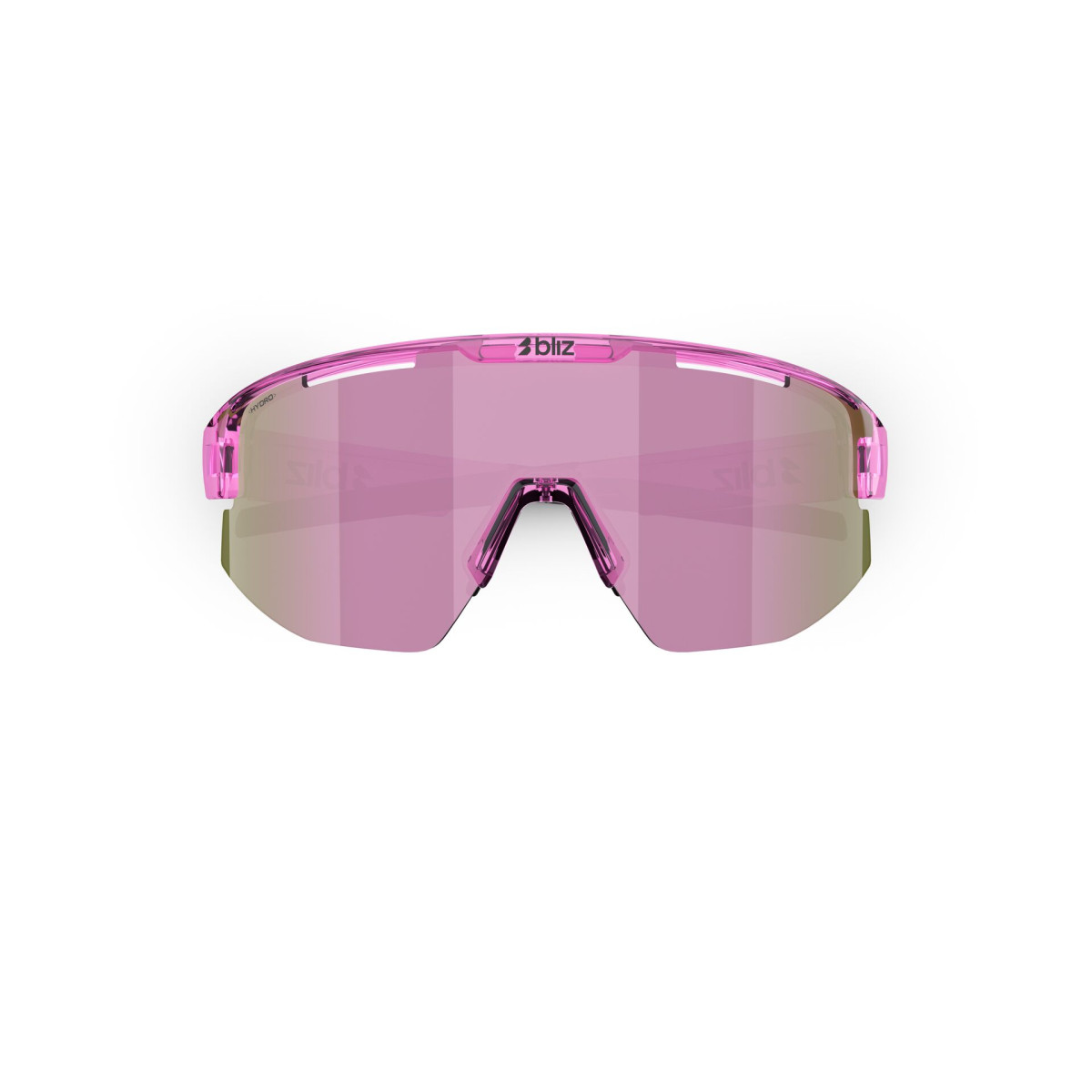 BLIZ Matrix Small akiniai | Transparent Pink - Brown Rose Multicolour