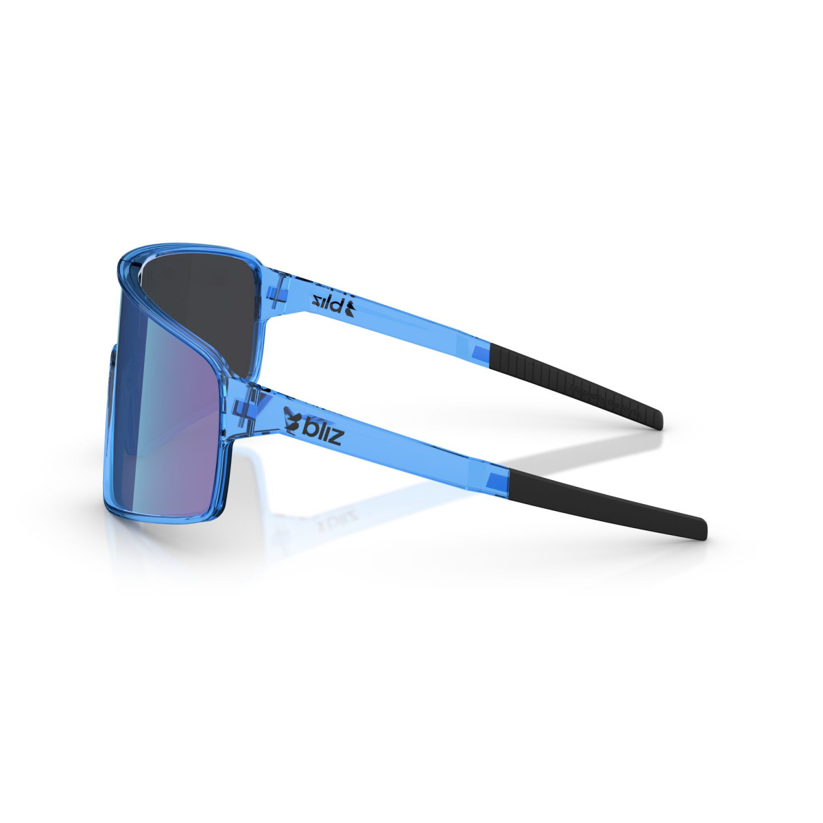 BLIZ P001 akiniai | Transparent Blue - Smoke Blue Multicolour