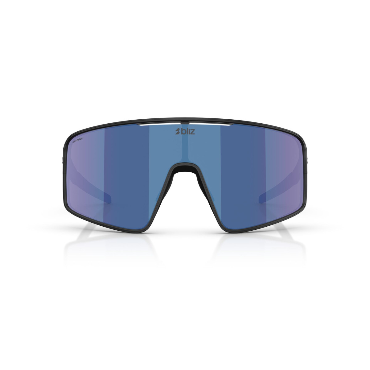 BLIZ P001 Small akiniai | Matte Black - Smoke Blue Multicolour