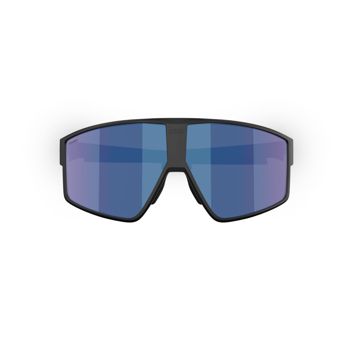 BLIZ P002 Small akiniai | Matte Black - Smoke Blue Multicolour