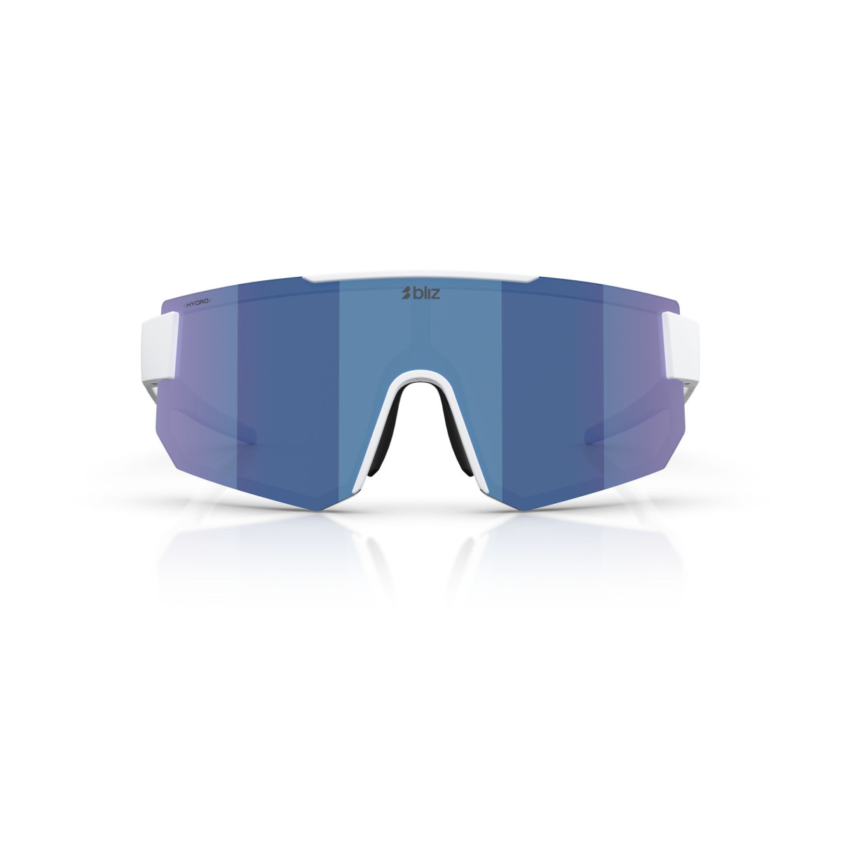 BLIZ P005 Sunglasses | Matte White - Smoke Blue Multicolour