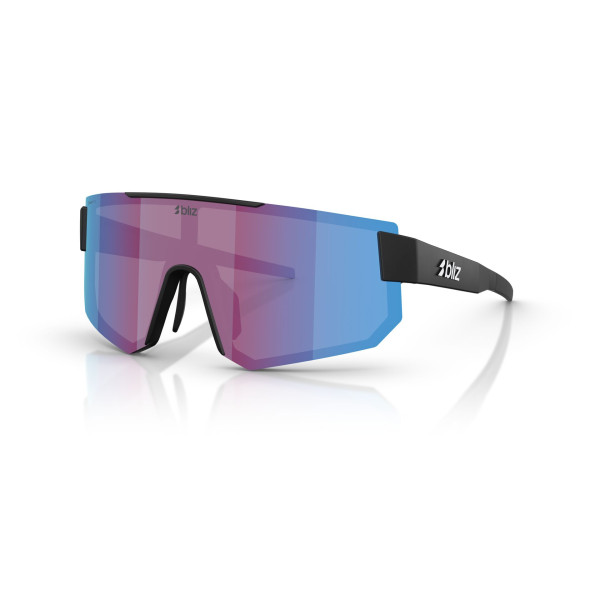 BLIZ P005 Small Sunglasses | Nano Optics | Matte Black - Violet Blue Multicolour