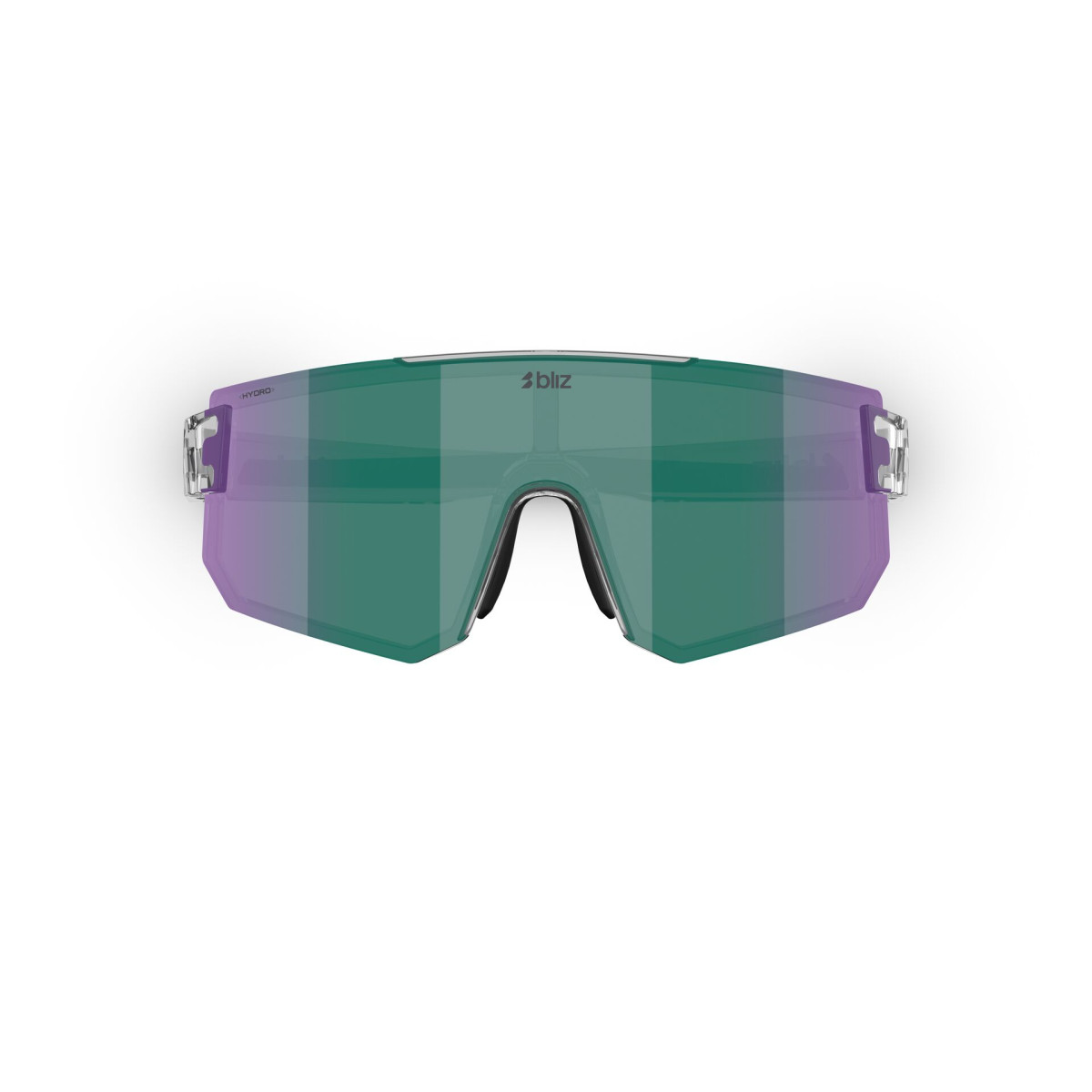 BLIZ P005 Sunglasses | Crystal Black - Green Multicolour