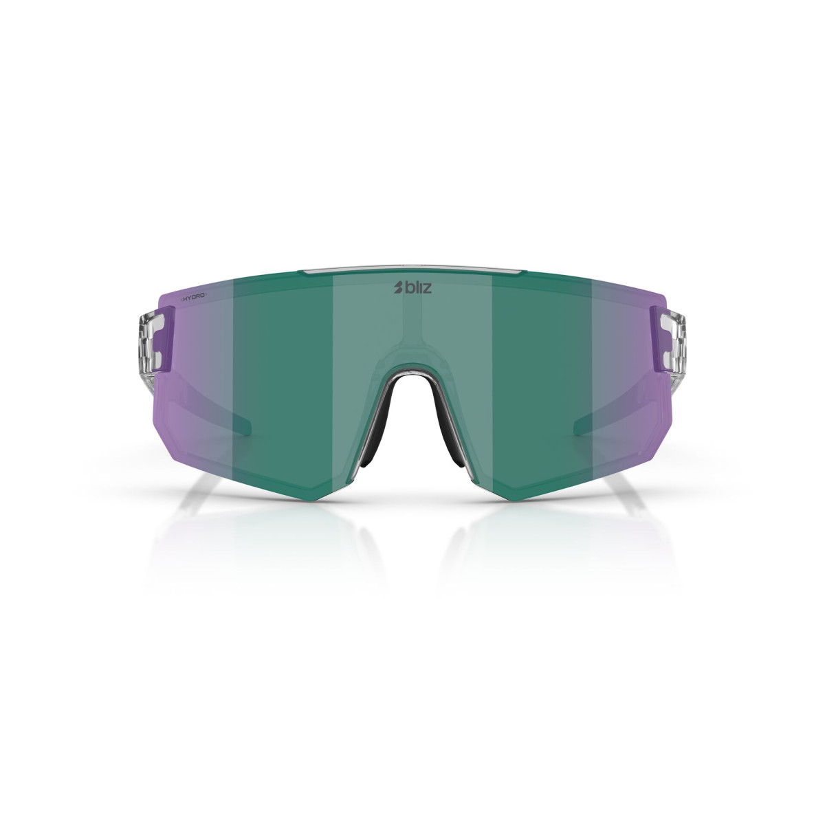 BLIZ P005 Sunglasses | Crystal Black - Green Multicolour