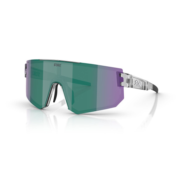 BLIZ P005 Small Sunglasses | Crystal Black - Green Multicolour