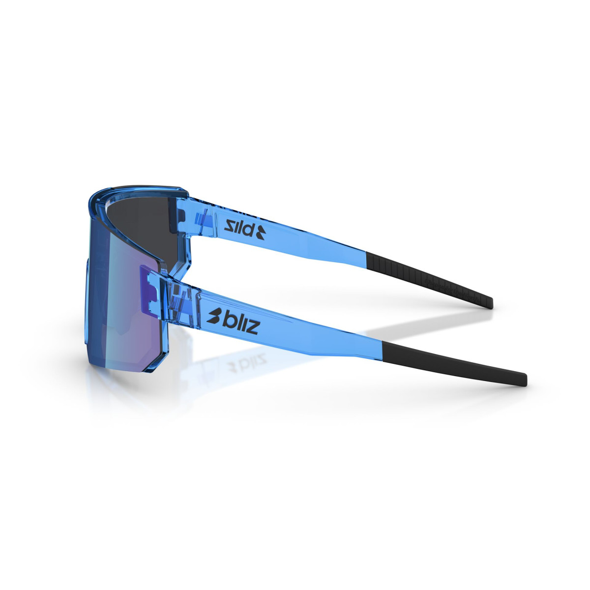 BLIZ P005 Small Sunglasses | Transparent Blue - Smoke Blue Multicolour