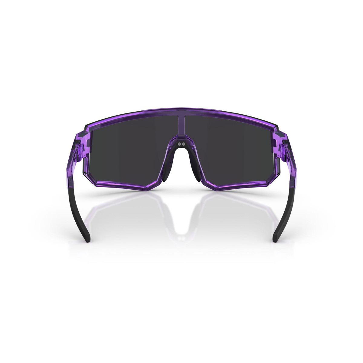 BLIZ P005 Sunglasses | Transparent Purple - Smoke Purple Mirror