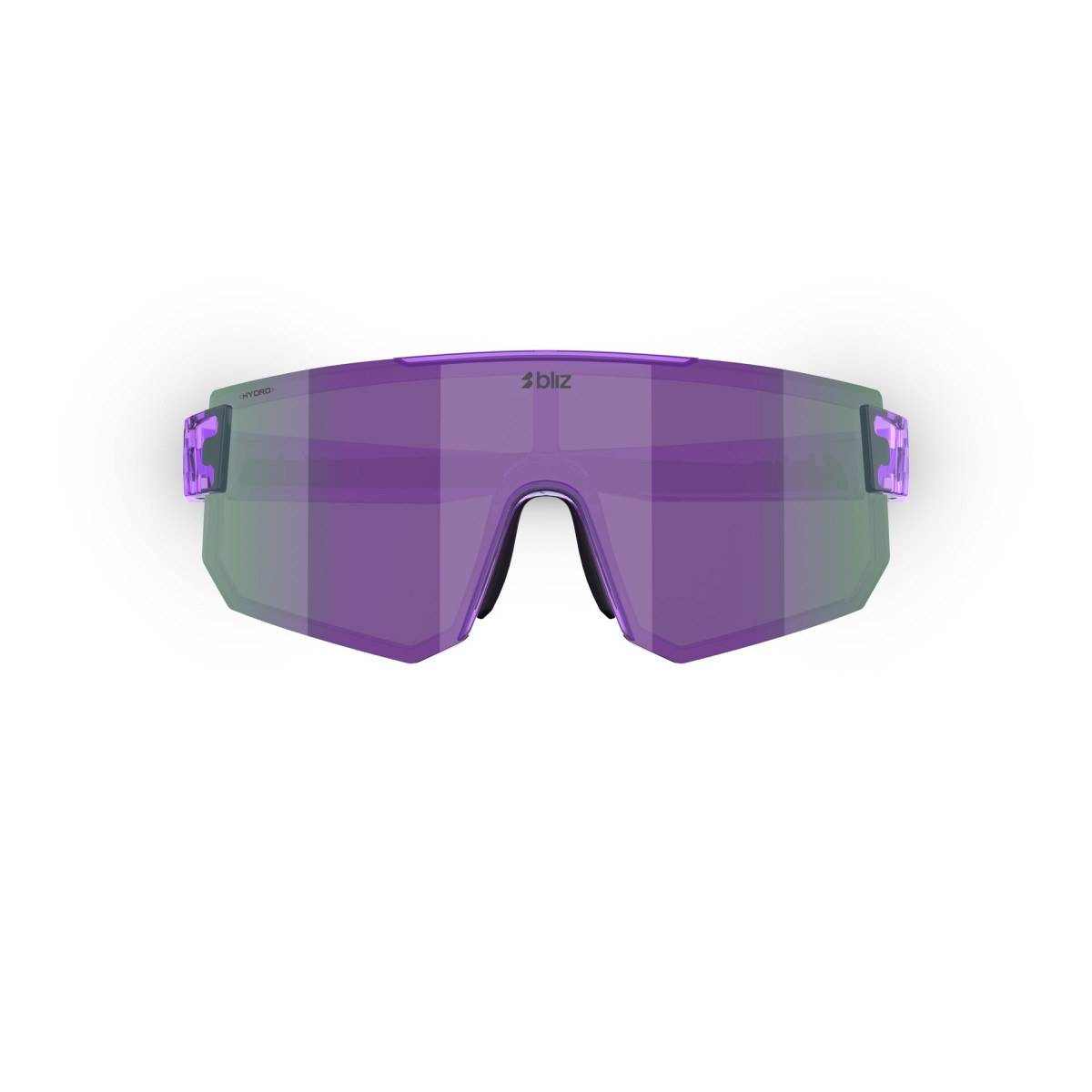 BLIZ P005 Sunglasses | Transparent Purple - Smoke Purple Mirror