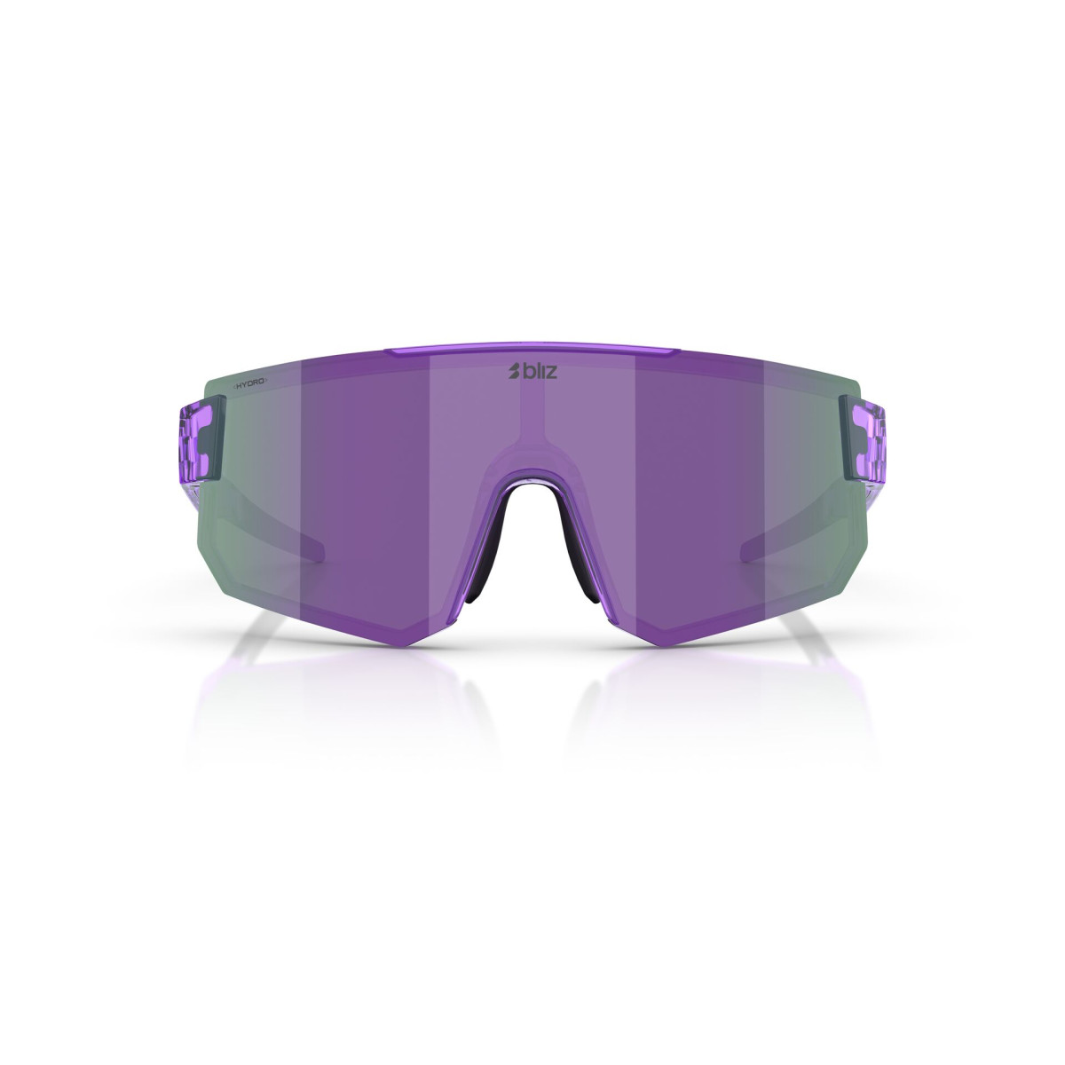 BLIZ P005 Sunglasses | Transparent Purple - Smoke Purple Mirror