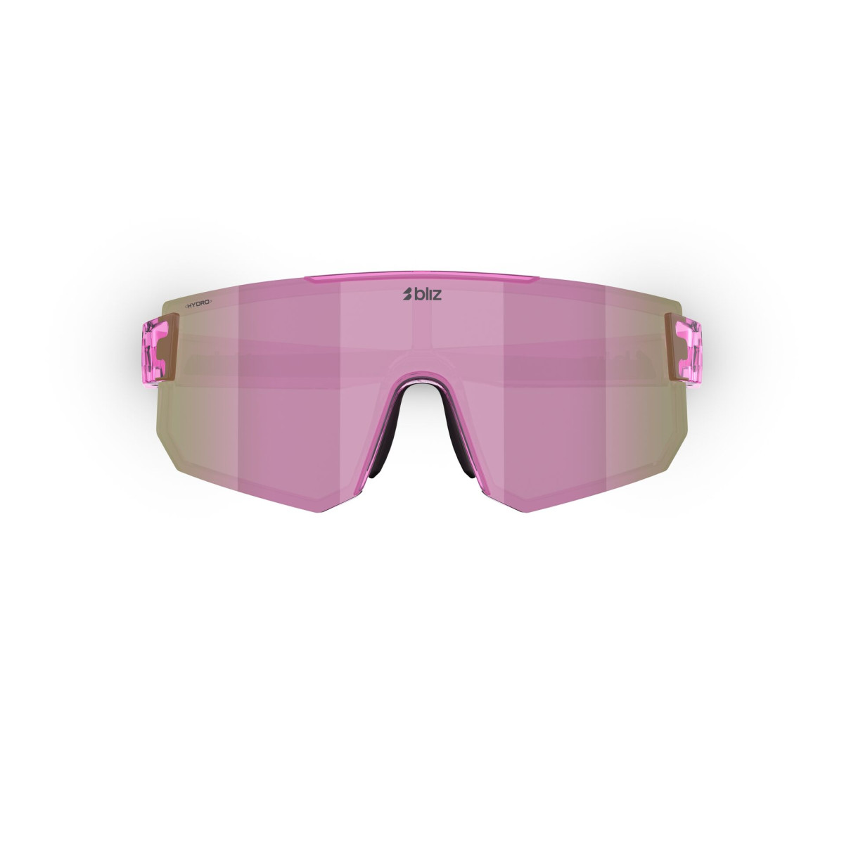 BLIZ P005 Sunglasses | Transparent Pink - Brown Rose Multicolour