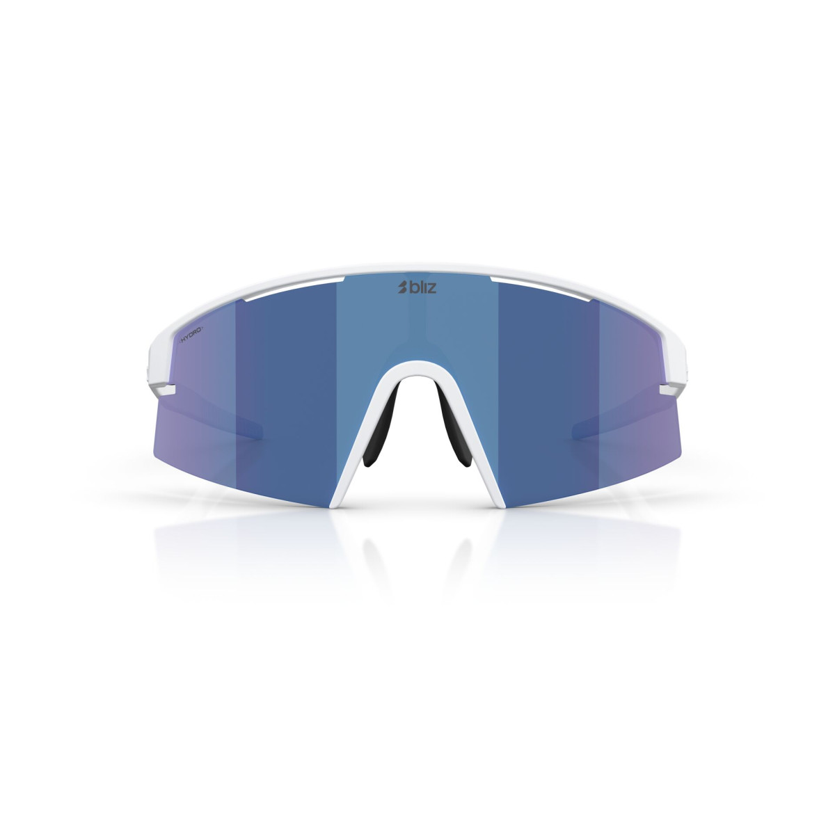 BLIZ P006 Sunglasses | Matte White - Smoke Blue Multicolour