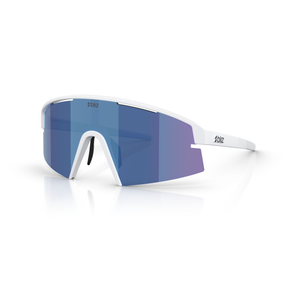 BLIZ P006 Sunglasses | Matte White - Smoke Blue Multicolour