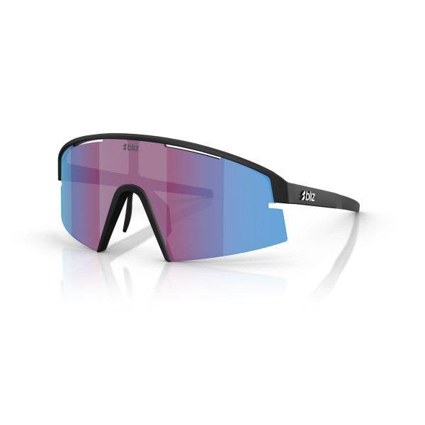 BLIZ P006 Small Sunglasses | Nano Optics | Matte Black - Violet Blue Multicolour