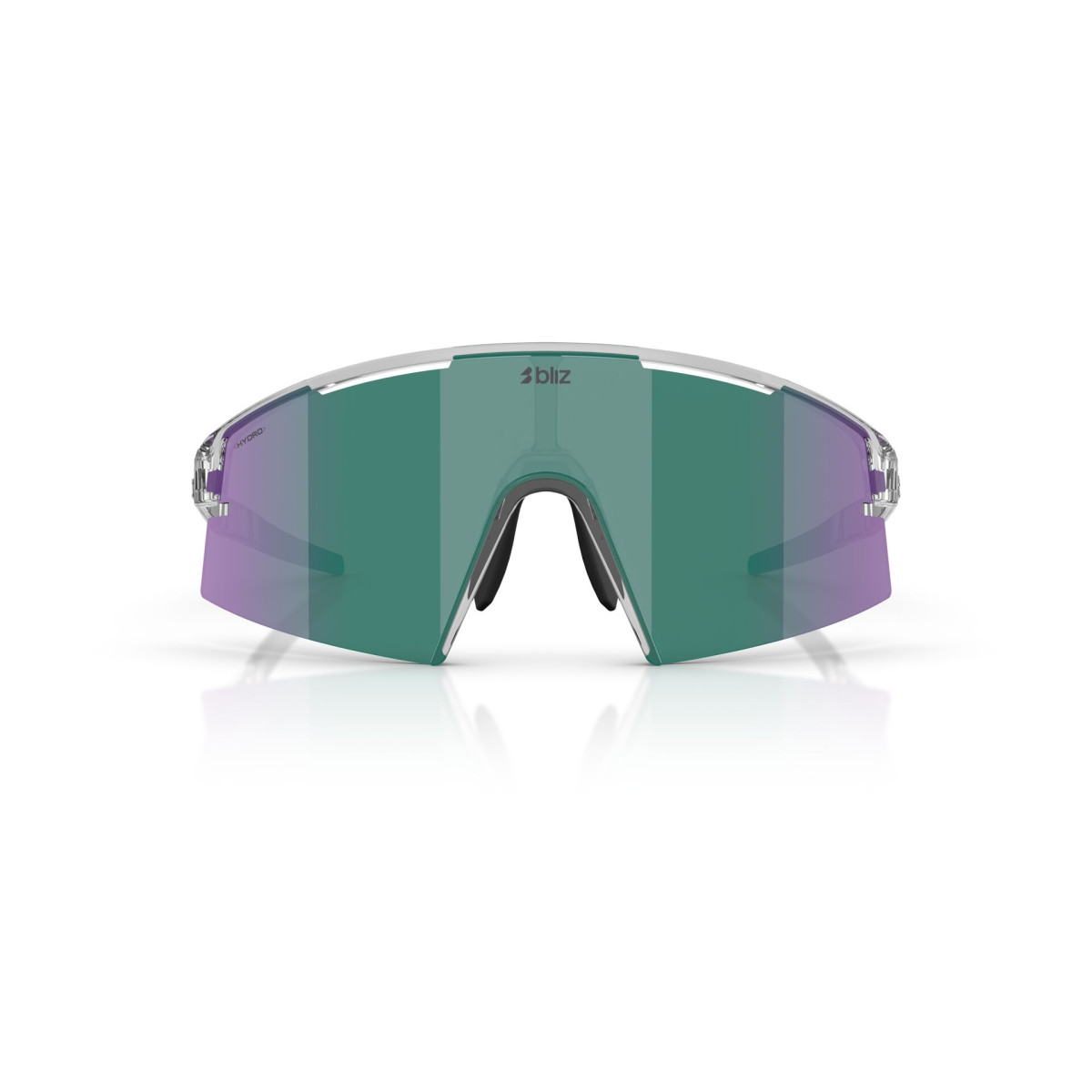 BLIZ P006 Sunglasses | Crystal Black - Green Multicolour