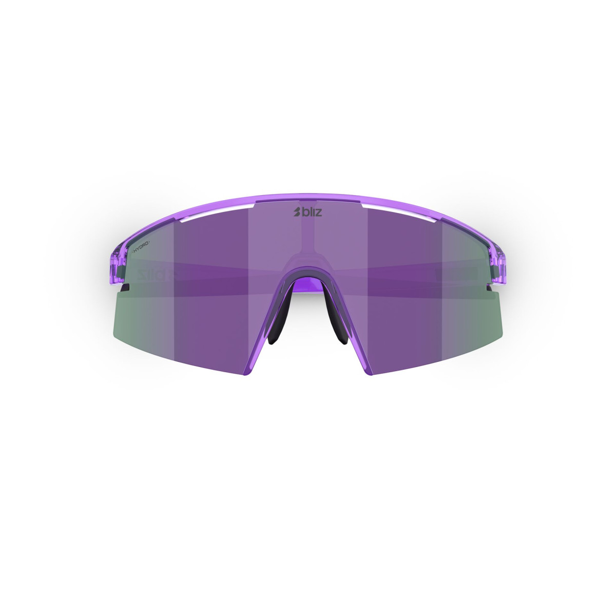 BLIZ P006 Sunglasses | Transparent Purple - Smoke Purple Mirror