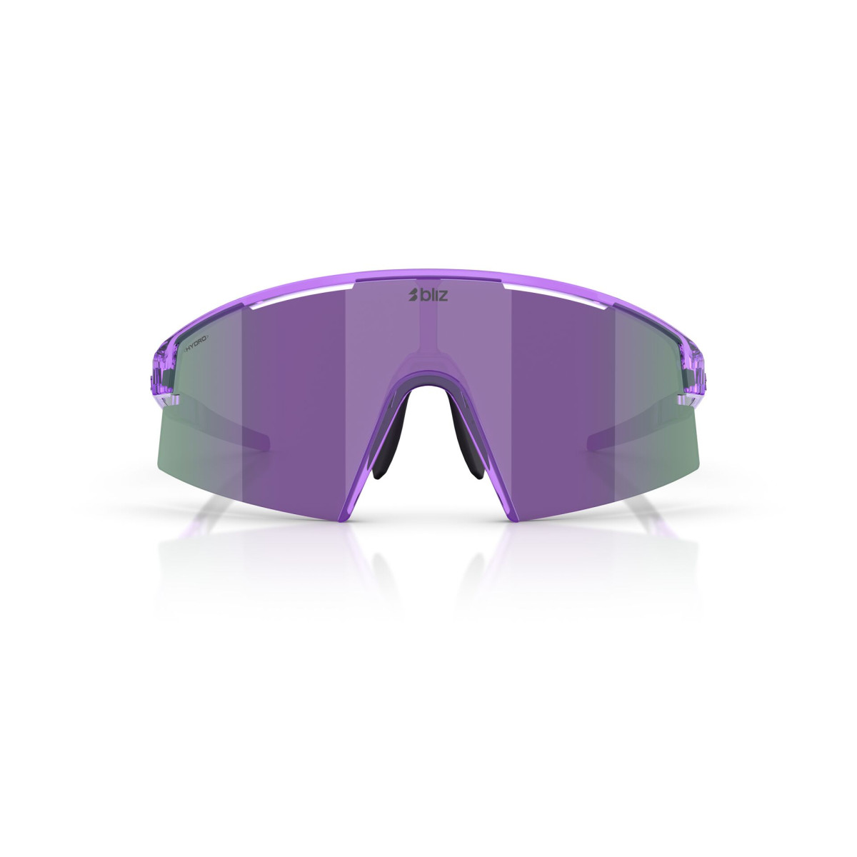 BLIZ P006 Sunglasses | Transparent Purple - Smoke Purple Mirror