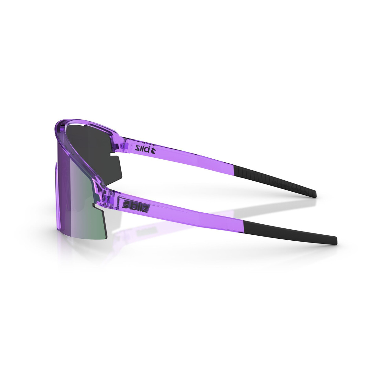BLIZ P006 Sunglasses | Transparent Purple - Smoke Purple Mirror