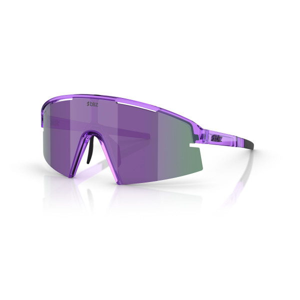 BLIZ P006 Sunglasses | Transparent Purple - Smoke Purple Mirror