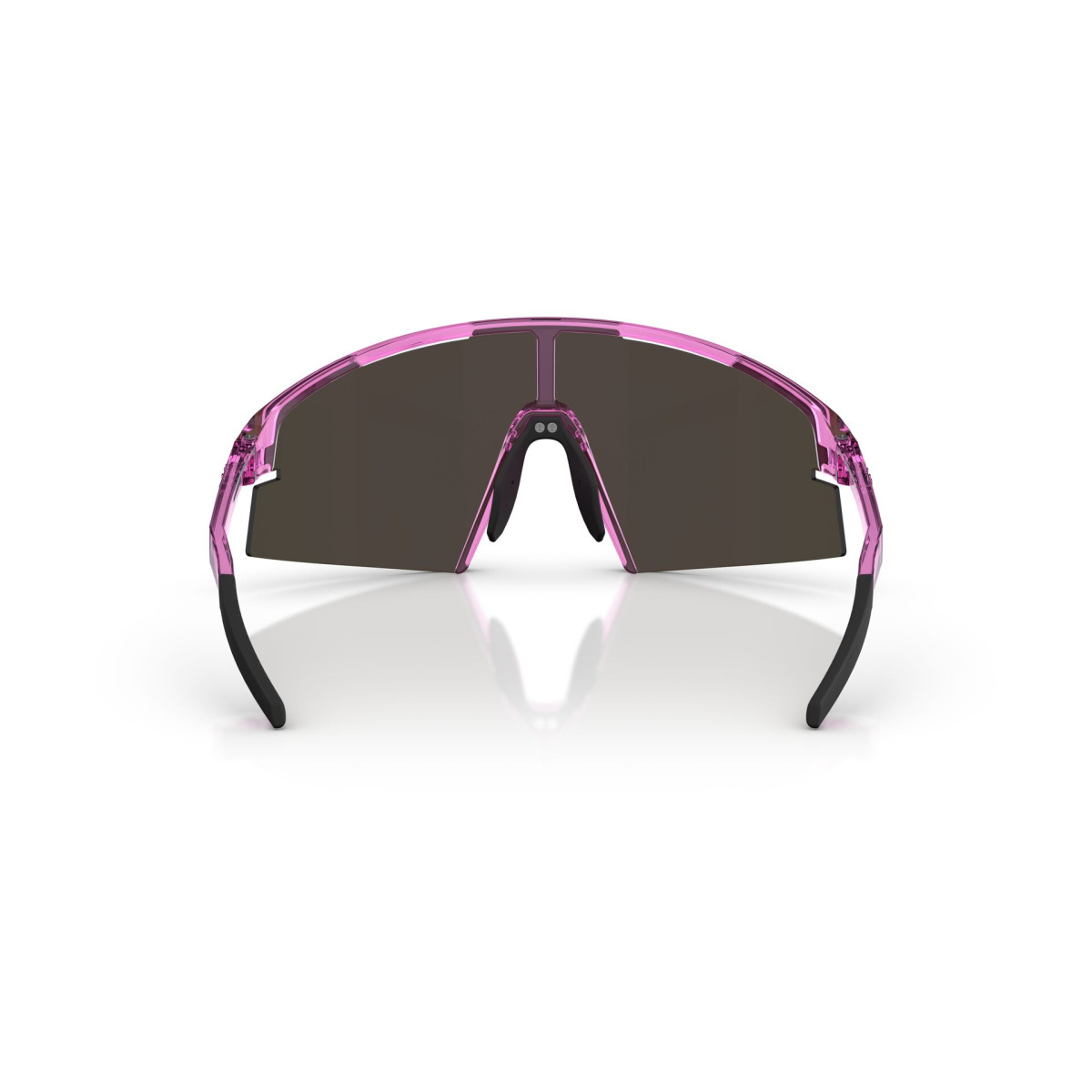 BLIZ P006 Small Sunglasses | Transparent Pink - Brown Rose Multicolour